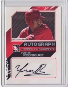 2011 ITG Heroes Prospects Close Up Autograph Silver Yorman Rodriguez 1/190 Auto - Bild 1 von 1
