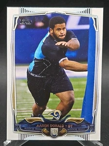 2014 Topps Aaron Donald #424 Football Rookie Karte RC St. Louis Rams SB Champ HOF - Bild 1 von 4