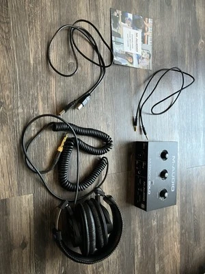 M-Audio Solo With Cables And Sony MDR 7605 Headphones Never Used - Image 1 of 4