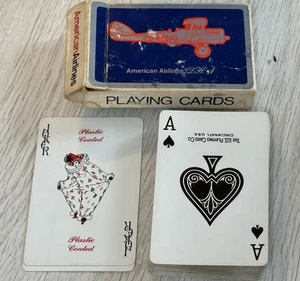 Mazzo di carte da gioco American Airlines da collezione DH-4 US Mail Plane - Foto 1 di 4