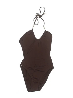 Traje de baño de una pieza marrón para mujer Anne Cole Collection 10 Foto 1 de 2