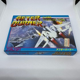 FC Famicom game After Burner box and instruction manual included from japan