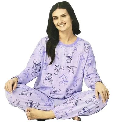 Acogedor conjunto de pijama de 2 piezas para mujer Disney | púrpura | X-grande Foto 1 de 4