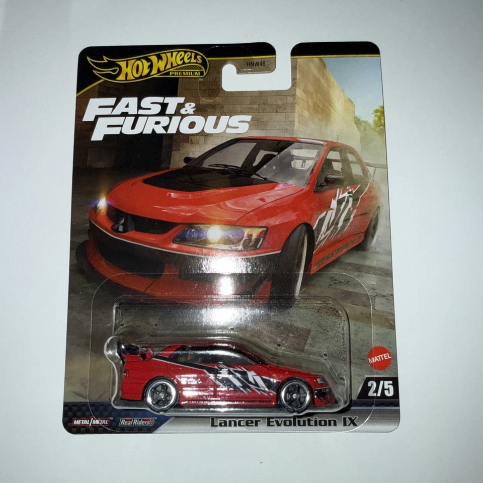 Hot Wheels Fast & Furious MITSUBISHI LANCER EVOLUTION IX Tokyo Drift Evo 9 - Изображение 1 из 1