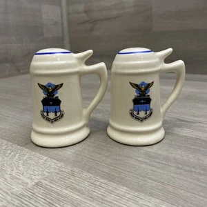 Vintage Ceramic United States Air Force Academy Salt And Pepper Shakers - Picture 1 of 14