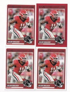 (4) Jalon Walker 2025 SCORE RED BORDER RC + ROOKIE LOT #30 ATLANTA FALCONS - Bild 1 von 1