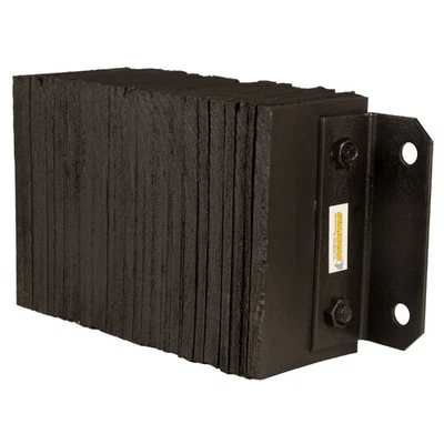 Guardian 18" x 6" x 10" Horizontal Laminated Rubber Dock Bumper - Image 1 of 3