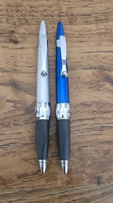 2 bolígrafos Cross MORPH - cromo plateado y azul real - 1 necesita tinta Foto 1 de 4