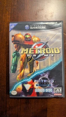 Nintendo Metroid Prime Game with Bonus Metroid Prime 2 Demo Game Complete In Box - Image 1 of 4