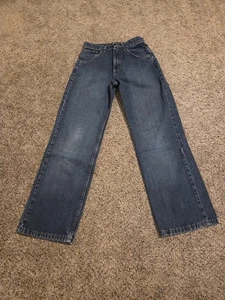 Wrangler Jungen Denim Jeans Größe 16 Slim Verstellbarer Bund Blau - Bild 1 von 13