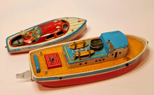 LOT-2 50er Jahre Blechboote Sankei K Schlepper & SAN Motorboot Japan - Bild 1 von 13
