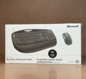 Microsoft Business Hardware Pack A4B‑00007 USB Keyboard & Optical Mouse - Picture 1 of 7