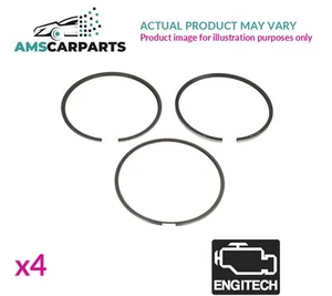 ENGINE PISTON RING SET ENT041029 050 ENGITECH 4PCS NEW OE REPLACEMENT - Picture 1 of 5