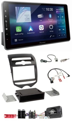 Pioneer Bluetooth USB DAB Lenkrad Autoradio für Hyundai ix20 ab 2010 man. Klima - Bild 1 von 4