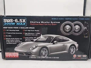 Earthquake Sound SWS-6,5X 6,5 Zoll flache Tieftöneranlage Subwoofer, schwarz  - Bild 1 von 4