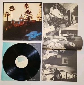 EAGLES HOTEL CALIFORNIA 1976 ORIGINAL FIRST PRESS 7E-1084-SP STERLING VG +Poster - Picture 1 of 7