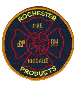 Rochester Products Division GM Fire Brigade NY New York Patch - NEU! *Clothback* - Bild 1 von 1