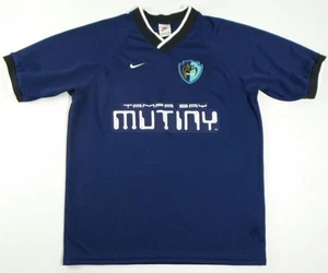 Vintage Nike 90's MLS Tampa Bay Mutiny Soccer Jersey Size Men's Small S - Picture 1 of 5