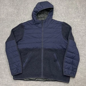 REI Jacket Mens 2XL Fleece Hooded Full Zip Sherpa Lined Winter Coat - Picture 1 of 10