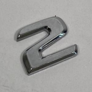 1998-2004 Mercedes-Benz SLK-Class 230 Emblem Number '2' Rear Tailgate Chrome - Picture 1 of 9