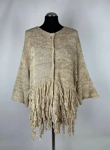 Fabiana Filippi Oversize Strickjacke Fransenbesatz Gr. M - Bild 1 von 8
