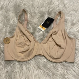 Wacoal 34DD Bra Beige Comfortable Cool Underwire Back Closure 855385 NEW $74 - Picture 1 of 8