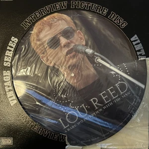 FANCLUB Lou Reed 1972 Interview Picture Disc VINYL (Punk, Art Rock, UK) - Picture 1 of 1