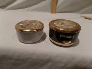 Paar The Art of Chokin Porzellan & 24kt Gold Schmuckschatulle Japan - Bild 1 von 6