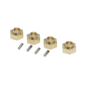 4Pack Brass Wheel Weight Hex Adapter For Axial SCX24 90081 1/24 RC Car Upgrade - Picture 1 of 12