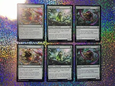 MTG Regular: 0195 Sunshower Druid; 0189 Polliwallop; 0193 Stickytongue Sentinel - Image 1 of 4