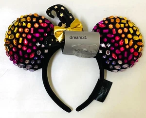 Disney BaubleBar Minnie Mouse Halloween w/ witch Hat Ears Headband Adult Size - Picture 1 of 2