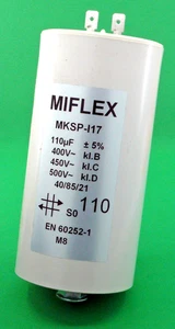 Motor Run Capacitor 110uF 400VAC - Picture 1 of 6