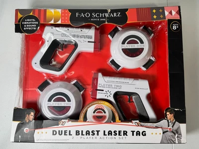 FAO Negro Dual Blast Laser Tag Set - 2 Player Infrared Blasters (Damage Box) Foto 1 de 4
