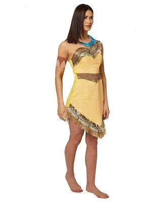 Pocahontas Deluxe Costume for Adults - Disney Pocahontas - image 1 of 4