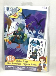 2013 SEALED UNUSED WIZARD OF OZ STICKER SCENE BOOK KIT 25PC - Picture 1 of 3