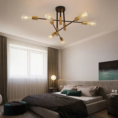 Modern Ceiling Light Sputnik Chandelier Golden Kitchen Island Lighting Fixture - Image 1 of 4