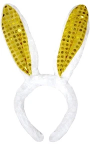 BUNNY EARS Easter Headband / Holiday Dress up / Cute / Kids Party Fun - Picture 1 of 1