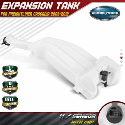 Tanque de depósito de líquido para lavadora de parabrisas para Freightliner Cascadia 2008-2012 delantero Foto 1 de 4