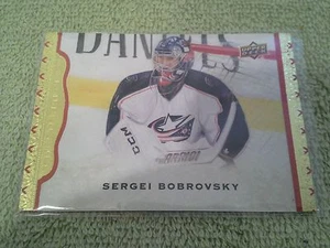 2014-15 UD Masterpieces Sergei Bobrovsky Red Framed #d/100 Blue Jackets - Picture 1 of 2