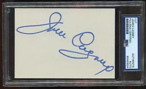 James Cagney signed autograph 3x5 Cut Actor The Public Enemy PSA Slabbed - Picture 1 of 1
