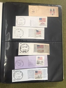 Photo Album Of 192 US Stamp Cancellations - Picture 1 of 18