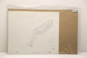 Beetlejuice Original Production Drawing And Sketch Animation 35-56 Good Cond. - Picture 1 of 6