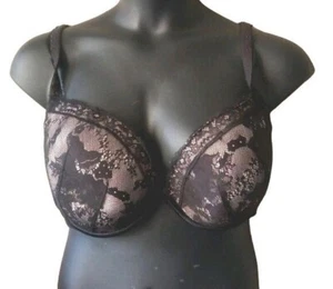 Cacique Full Coverage Schwarz Spitze Damen BH Gr. 44D - Bild 1 von 6