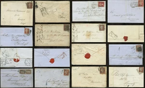 GB QV PENNY REDS SCOTLAND ..USED ON COVER.....PRICED SINGLY - Picture 1 of 23