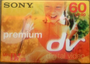 SONY PREMIUM MINI DV BANDE VIDÉO NUMÉRIQUE DVM60PR3 SP60 LP90 - Photo 1/1