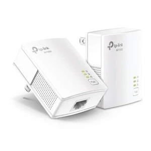 TP-Link Powerline Ethernet Adapter Starter Kit - AV1000 Gigabit Port - OPEN BOX - Photo 1/9