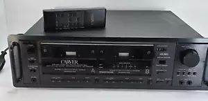 Cassettiera Carver modello TDR-2400 doppia retromarcia automatica con telecomando - ottima! - Foto 1 di 14
