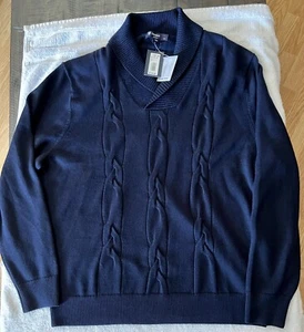 Cremieux 38 Classic Mens Merino Sweater Size XL New W/Tag Retail $150.00 - Picture 1 of 4