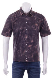 Diesel Camicia Uomo Maniche corte Nero Fantasia Black Man - Imagen 1 de 10