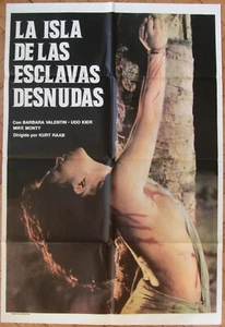 INSEL DER BLUTIGEN PLANTAGE Udo Kier 1SH FILMPLAKAT seltene Auflage SEXPLOITATION - Bild 1 von 4